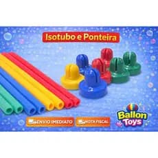 Kit 6 Isotubos + 6 Ponteiras Cama Elástica / Pula Pula
