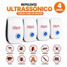 Repelente Eletrônico Mosca Pernilongos Baratas Morcegos  Bivolt