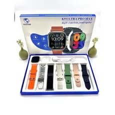 Smart Watch K9 Ultra Pro Max Seri 10 49mm com 7 Pulseiras Esporte Khostar