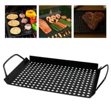Assadeira Churrasqueira com Alça Grill Multiuso Legume Carne