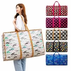 Bolsa Viagem Grande 90x65 Sacolão Reforçado com Zíper Bolso