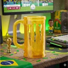 Porta Lata Monster 473ml Colecionável + Brinde | Novidade: Brasil Hexa