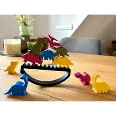 Equilibra Dino Jogo de Equilíbrio Infantil Educativo Alfabetizei Jogos