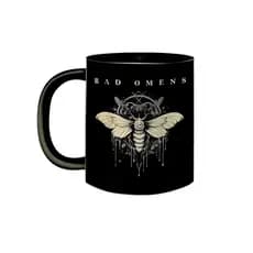 Caneca de Porcelana Banda Bad Omens Metal Core Rock 325mL