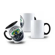 Caneca de Porcelana Rio de Janeiro Cidade Maravilhosa 325mL
