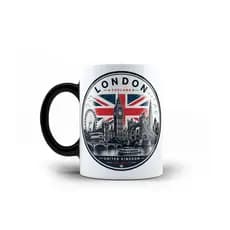 Caneca de Porcelana Londres London Big Bang UK 325mL
