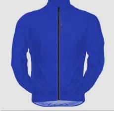 JAQUETA CORTA VENTO CICLISMO MOUNTAIN BIKE IMPERMEÁVEL COM BOLSOS UV+50 UNISSEX RKC SPORTS AZUL