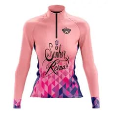 Camisa Ciclismo Feminina Manga Longa Rkc Sports Senhor Reina UV+
