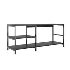 Rack Estilo Industrial Brooklin 115 Para TV 40 Polegadas Preto