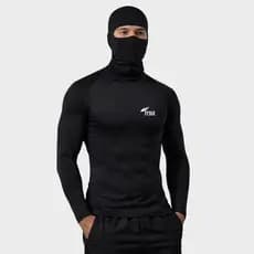 Kit Camisa Térmica com Balaclava Proteção UV 50+