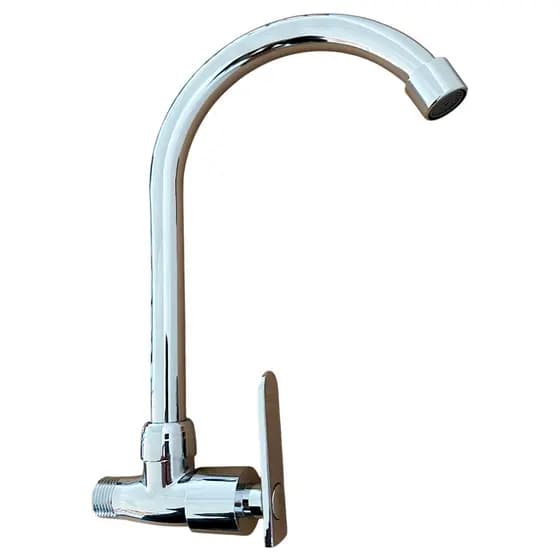 Torneira Pia Cozinha Inox Gourmet Luxo Inox Metal - Parede