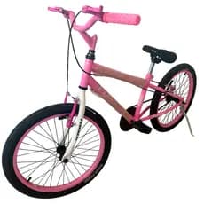 Bicicleta Infantil Aço Aro 20 Veneza STD Rosa - Foxxer