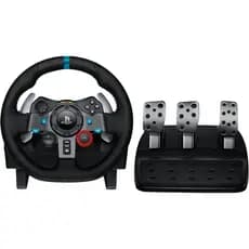 Volante e Pedais Logitech G29 Driving Force com Force Feedback para PS5, PS4, PS3 e PC GAMER