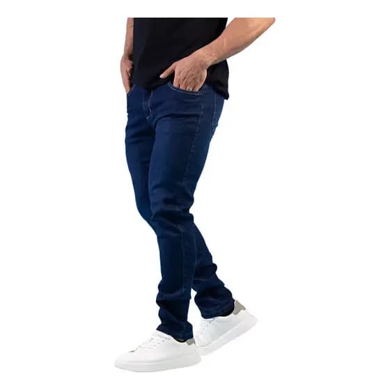 Calça Skinny Masculina Jeans Elastano Tradicional