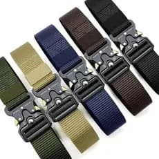 Metal Cinto tático elegante  liga de zinco e fivela de libertação rápida Anti Alergico