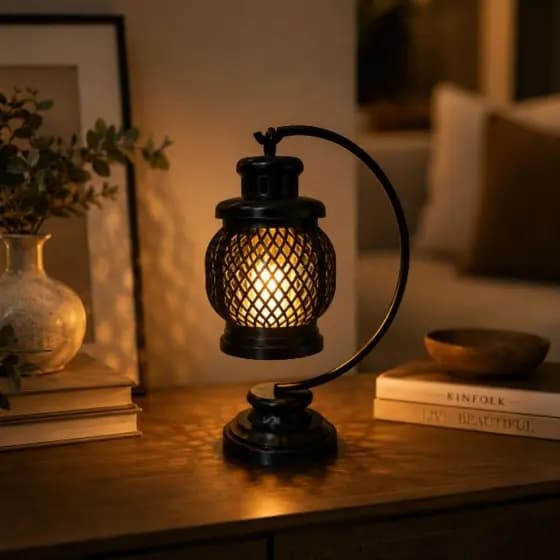 Luminária Decorativa Mini Tea Lantern - Decoração Casa - Sala - Quarto - Escritório - Varanda
