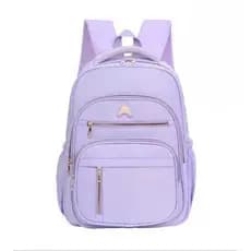 Mochila Escolar Feminina minimalista simples e bonita de cor brilhante
