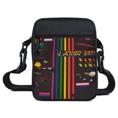 Shoulder Bag Estampa LGBTQIA Bolsa Pochete Transversal Pequena Necessaire