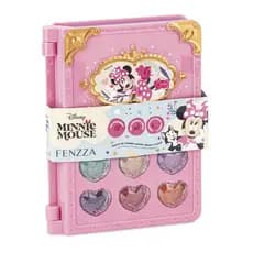 Kit De Maquiagem Portátil Díario Rosa Minnie Mouse Disney - Fenzza