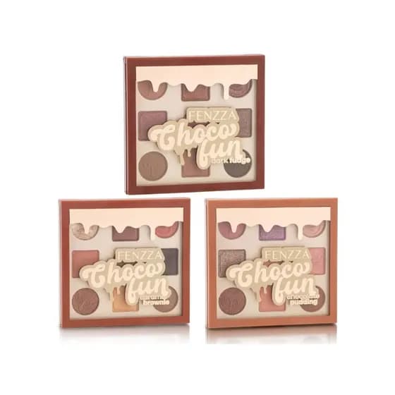 Paleta de Sombras Cores Incríveis Choco Fun Fenzza