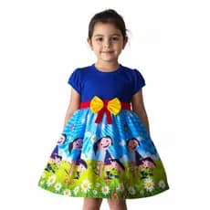 Vestido infantil temático de Show da Luna