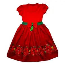 Vestido floral infantil diversas estampas casual e festa