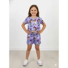 Conjunto verão infantil de  menina temático da Casa da Gabby
