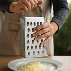 Ralador Multifuncional Aco Inox 18cm Quatro Lados Utensilio Cozinha Pratico Resistente