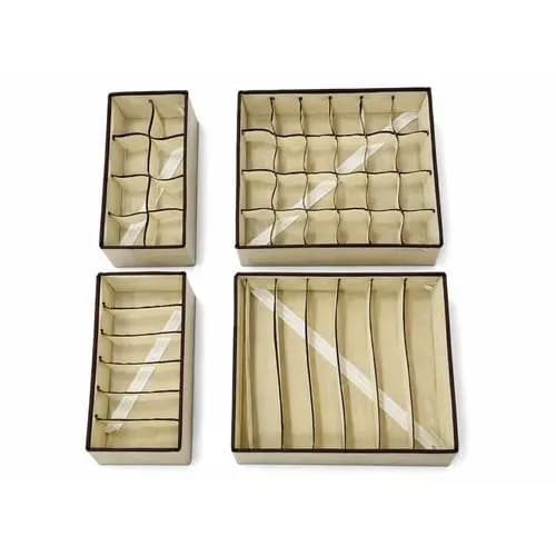 Kit Organizador Gaveta Divisores Multiuso Sortido Plastico Duravel Pratico