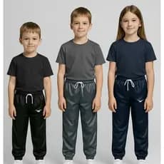 Kit 3 Calça Infantil e Juvenil Forrada Peluciada Inverno Outono tamanhos de 4 ao 16