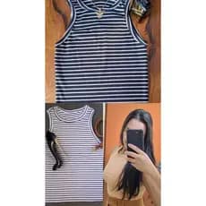 KIT 3 REGATAS CANELADAS EM ALGODAO CROPPED RIBANA BLUSA FEMININA REGATA DIA A DIA
