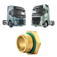 Conexão Bomba Direção Hidráulica Volvo FH FM VM