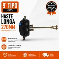 Cuica Freio 9 Polegadas Trucks e Carretas Haste Longa 270mm