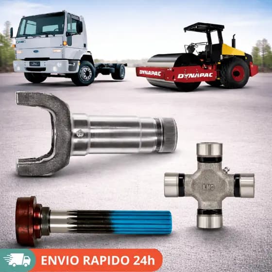 Kit Cardan Cruzeta Luva Ponteira F350 F4000 D10 D20 S10