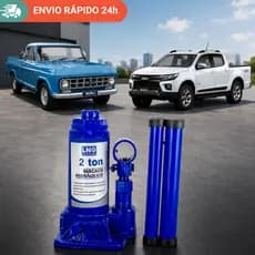 Macaco Hidráulico Garrafa 2 Toneladas Para Veículos GM S10 / D20 / D10 E Mercedes - Compatível