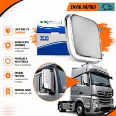 Capa Espelho Retrovisor Actros Mp4 Lado Direito  Cromado