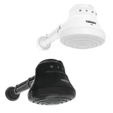 Ducha Faminho 4 Temperaturas Fame Branco/Preto 127v 5400w ou 220v 6800w