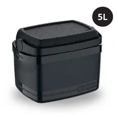 Caixa Térmica Cooler 5L Preta Soprano Alça Reforçada Gelo Bebidas Lanches Praia Camping