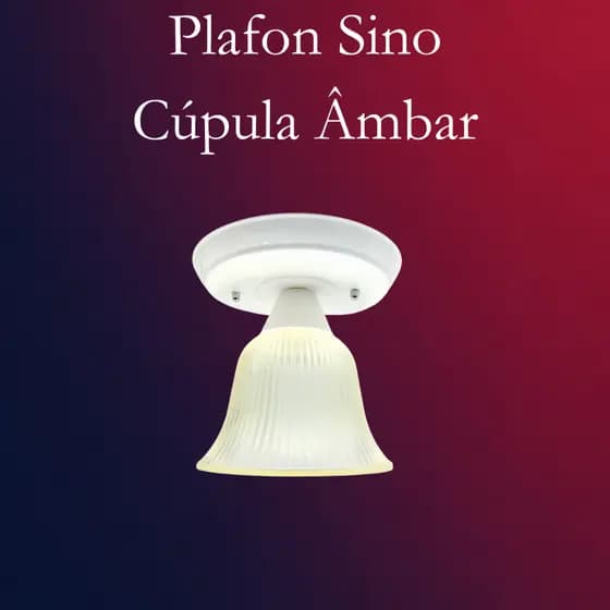 Plafon Sino Termoplástico Luminária Teto Soquete E-27 Branco Preto Cobre Dourado Sala Quarto Banheiro Cozinha 110v/220v