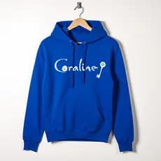 Moletom Coraline Chave Infantil 08 ao 16 Mundo Secreto Desenho Blusa Canguru Algodão Masculina Feminina Unissex