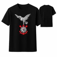 Camiseta Águia Corinthians Fiel Torcedor 100% algodão