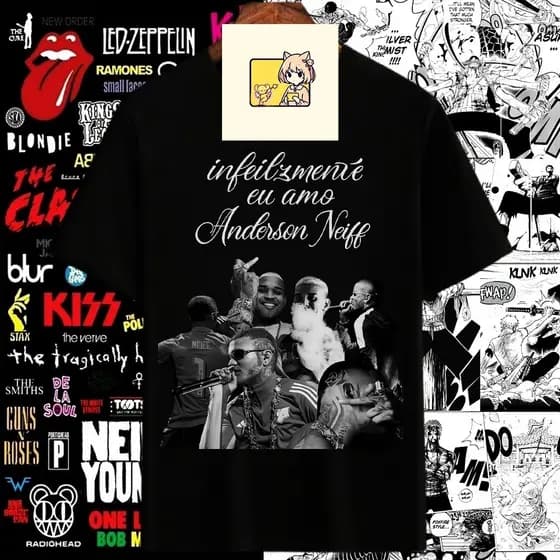 CAMISA INFELIZMENTE EU AMO ANDERSON NEIFF