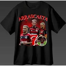 Camisa Basica Arrascaeta Auge Tecido Leve 100% Algodão