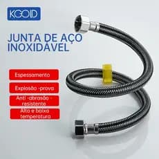 Engate Mangueira Flexível Para Misturador Monocomando 60cm（1 PAR) KGOLD