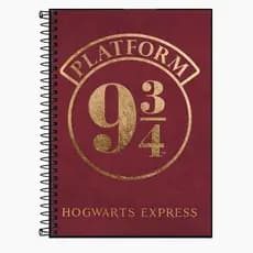 Caderno do Mundo Mágico Harry Potter | Capa Dura 1 a 20 Matérias | Diário, Estudos e Presente Criativo - universitario