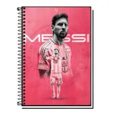 Caderno Messi 1,10,15 ou 20 Matéria 96 Folhas Capa Dura Premium Resistente | 1 a 20 Matérias, Escolar e Universitário