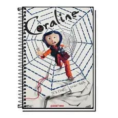 Caderno personalizado caroline  Aesthetic | Capa Dura com Espiral Metálico | 1, 10, 15 ou 20 Matérias ,universitario