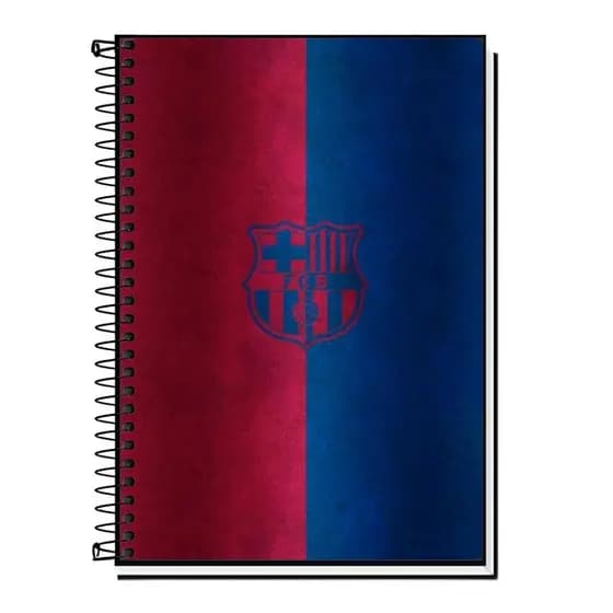 Caderno Barcelona  1,10,15 ou 20 Matéria Design Exclusivo  Capa Dura Premium | Ideal para Escola, Faculdade ou Presente