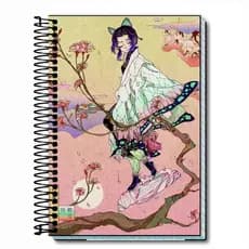 Caderno Personalizado shinobu de demon slaye | Capa Exclusiva | 1 a 20 Matérias | Escolar, Espiral, Capa Dura, Envio 24h