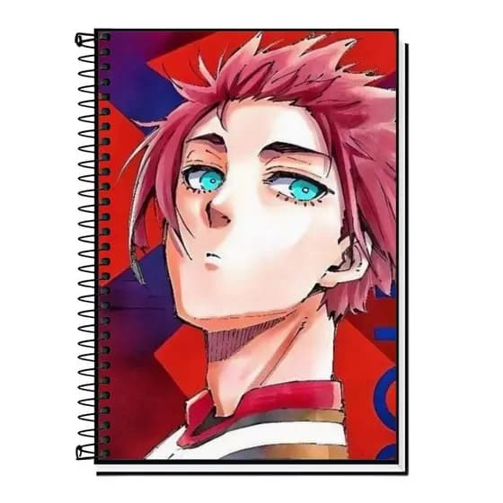 Caderno Blue Lock | Edição Especial do Anime | Capa Dura Premium | 1 a 20 Matérias, Modelo Universitário Ideal estudos